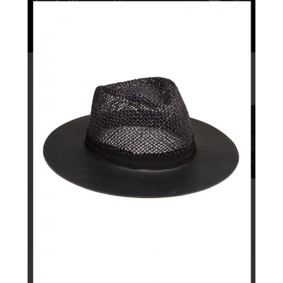 Nwots Eugenia Kim Leather Brim Fedora Hat  eb-41875223